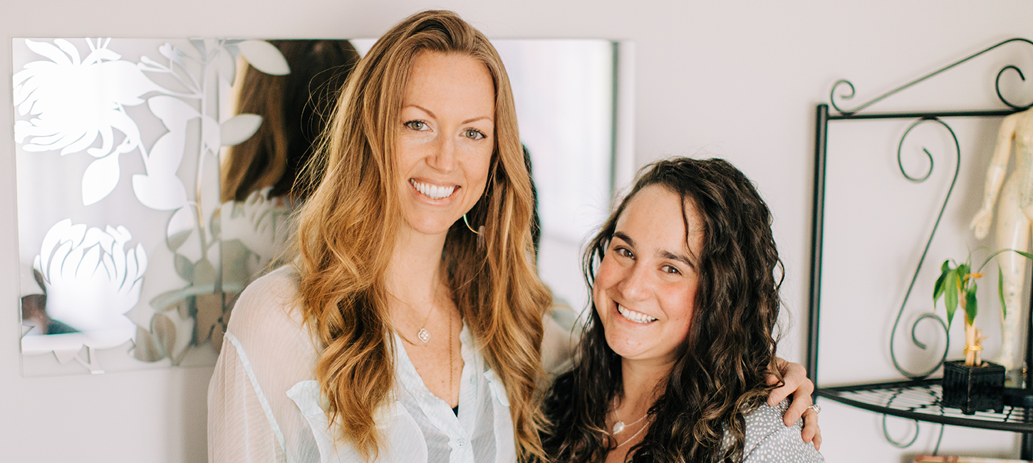 The practitioners — Megan and Kristia